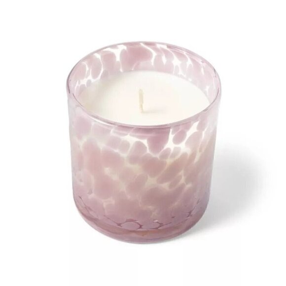 DVF x Target Dot Glass Pink Bergamot Palo Santo 6oz Candle Diane Von Furstenberg - Picture 2 of 5